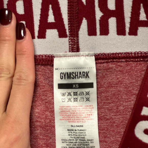 NWOT Gymshark low rise flex legging pink mark - XS - Picture 8 of 8